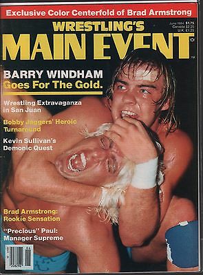 Wrestling's Main Event June 1984 Barry Windham Complete EX 120915DBE