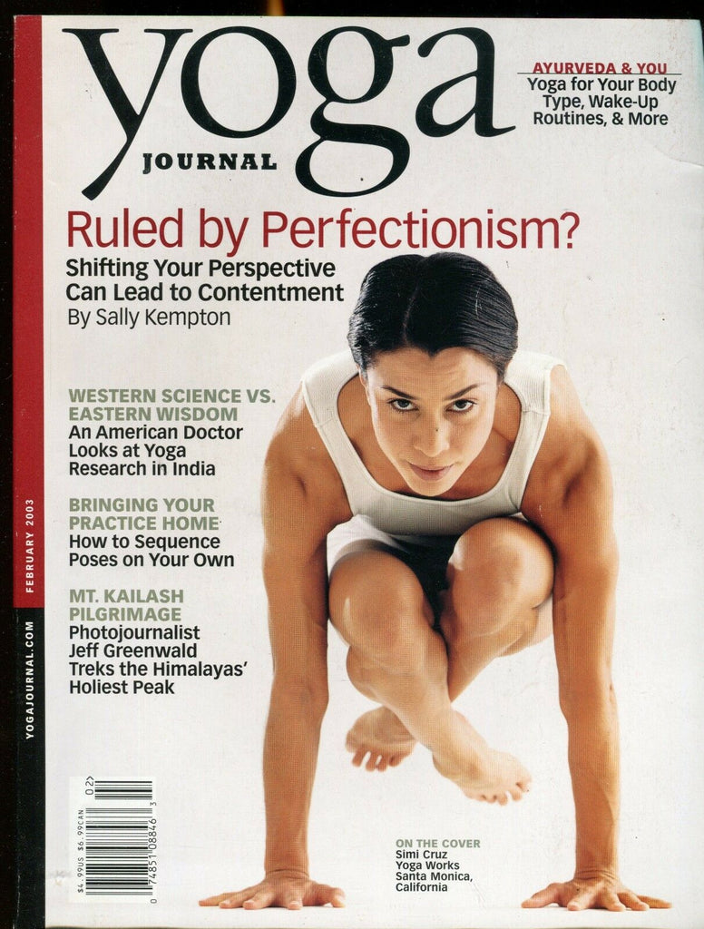 Yoga Journal Magazine February 2003 Simi Cruz EX No ML 122116jhe