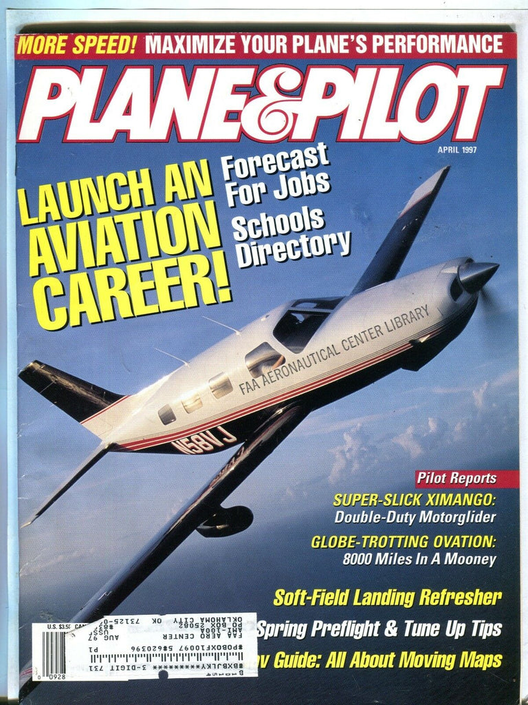 Plane & Pilot Magazine April 1997 Ximango Ovation EX w/ML FAA Library 101716jhe