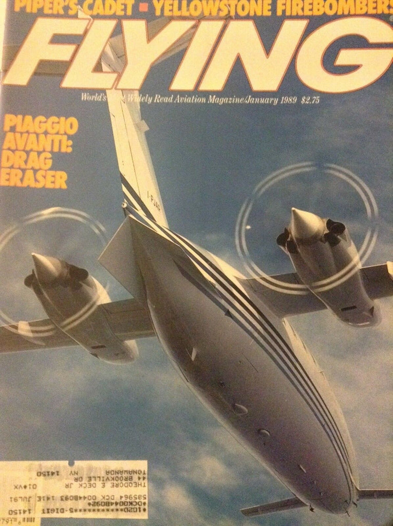 Flying Magazine Piaggio Avanti January 1989 112618nonrh