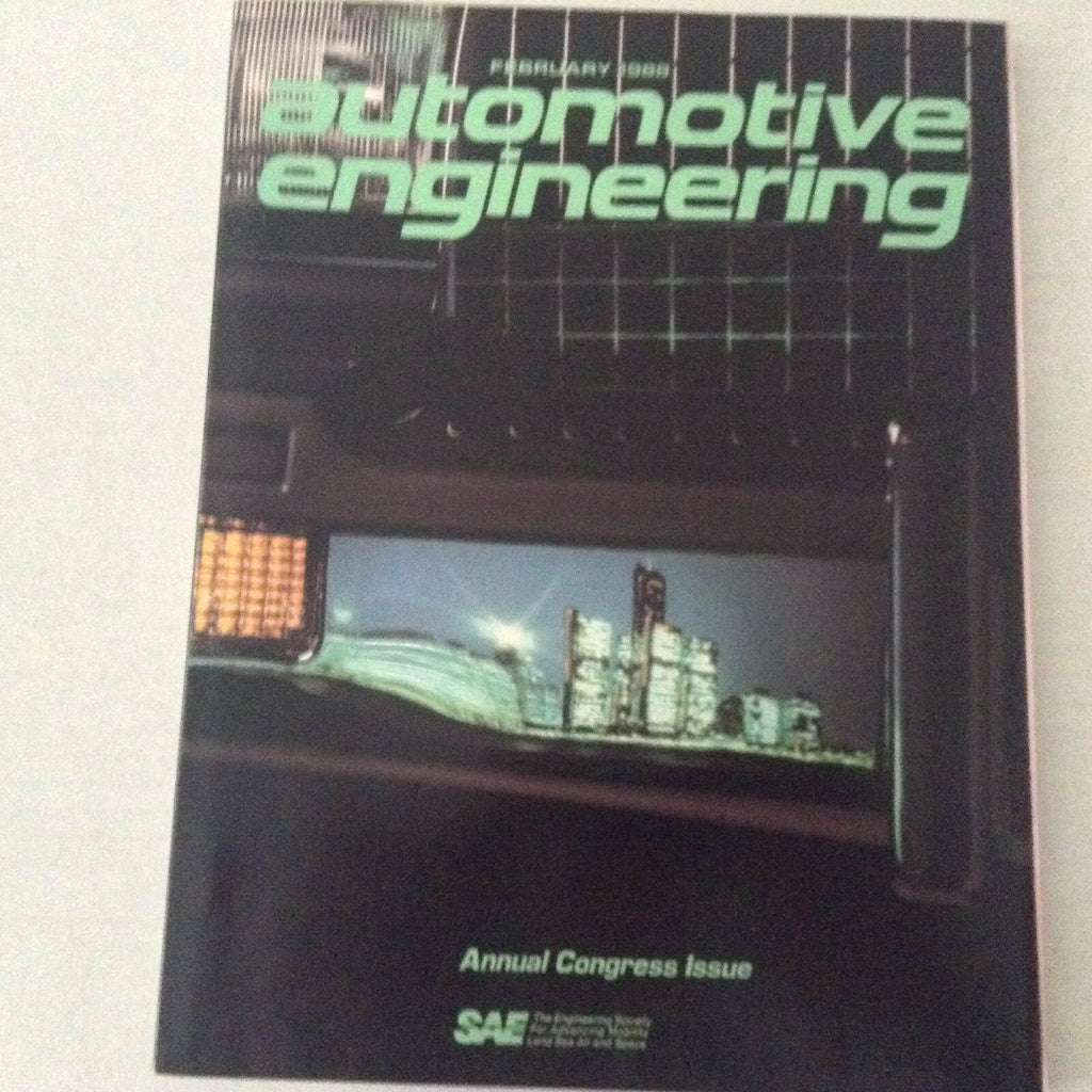 Automotive Engineering Magazine Head Up Displays February 1988 061217nonrh