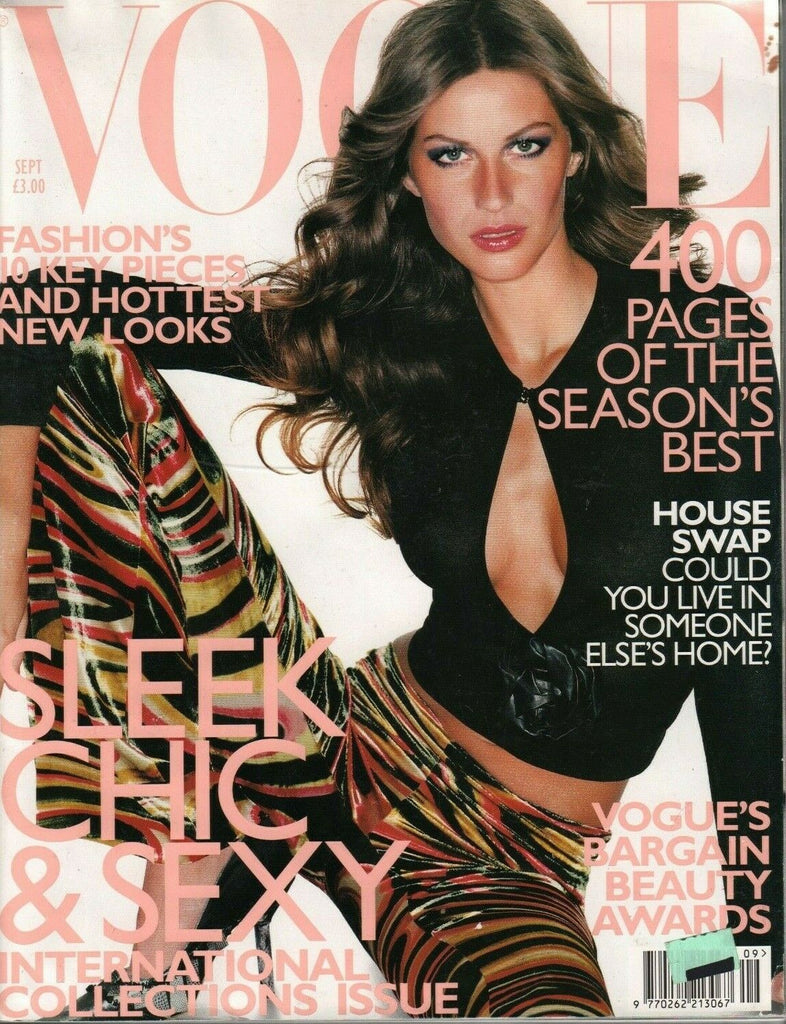 Vogue Fashion Magazine September 1999 Gisele Bundchen Mario Testino 031120AME