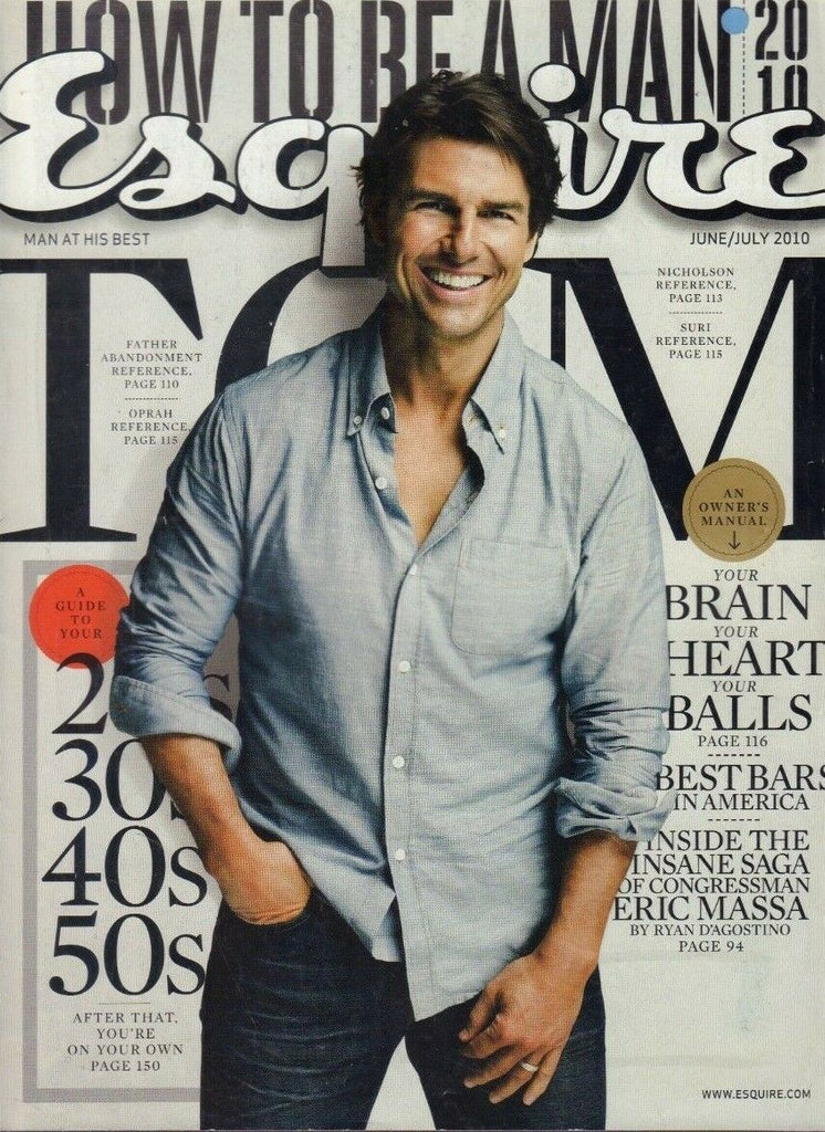 Esquire June July 2010 Tom Cruise Eric Massa 011719DBE