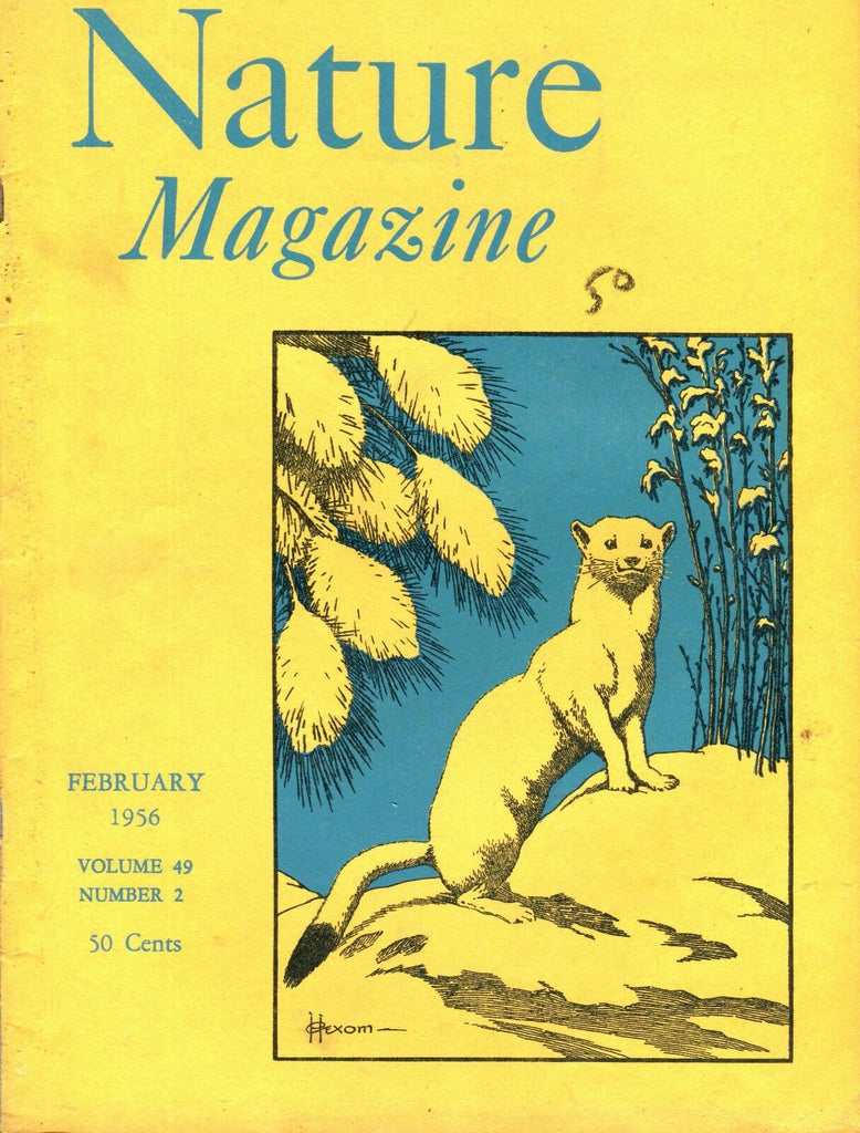 Nature Magazine February 1956 VG ML On Back 050417nonjhe