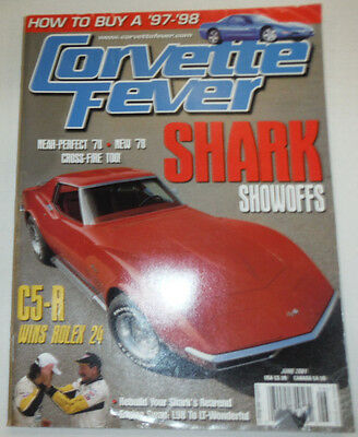 Corvette Fever Magazine Shark Showoffs & C5-R Wins Rolex 24 June 2001 030215r