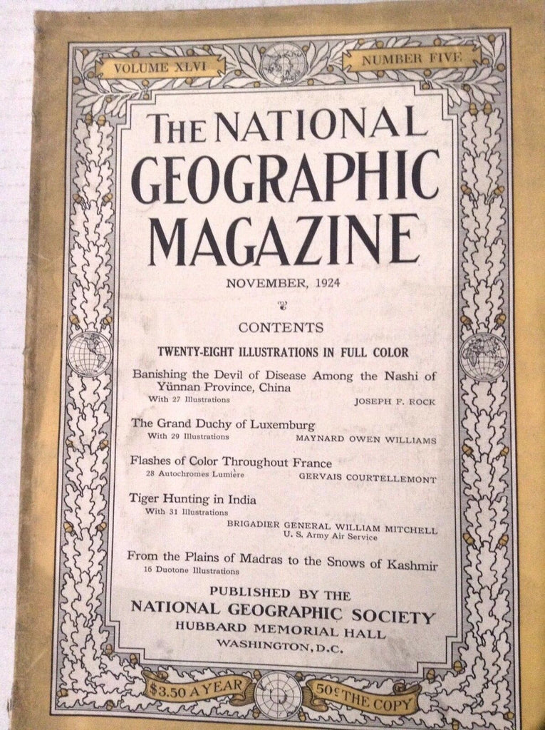 National Geographic Magazine No Map Disease Devil November 1924 081517nonrh