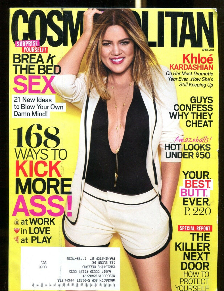 Cosmopolitan Magazine April 2014 Khloe Kardashian EX w/ML 122816jhe