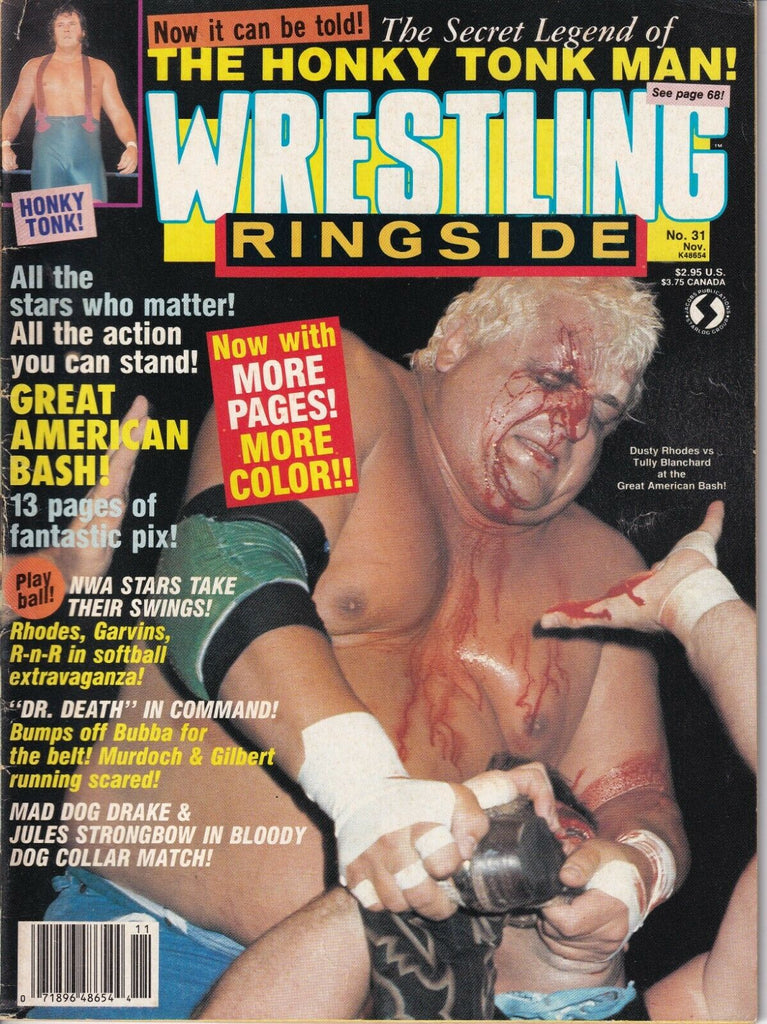 Wrestling Ringside Dusty Rhodes Tully Blanchard November 1987 031919nonr