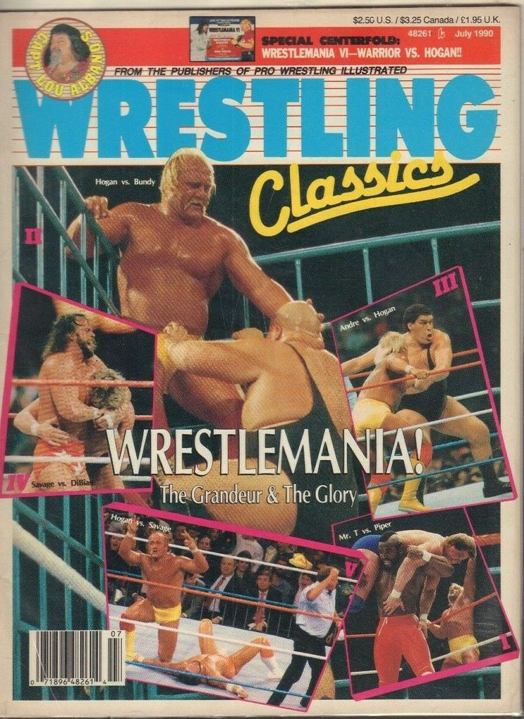 Wrestling Classics July 1990 Hulk Hogan Andre Savage 030219DBE