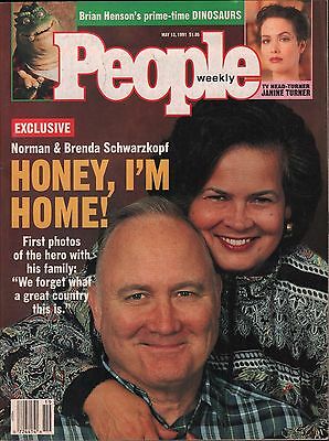 People Weekly May 13 1991 Norman Schwarzkopf, Janine Turner VG 012916DBE