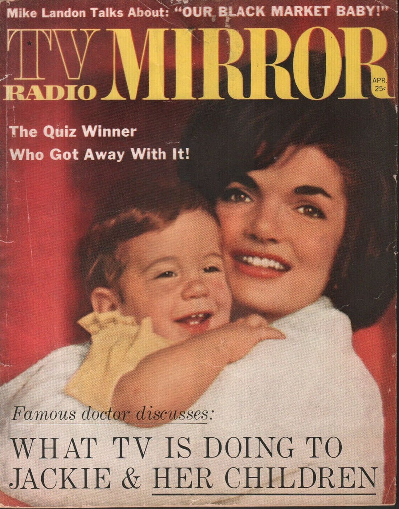 TV Radio Mirror April 1962 Jackie John Jr Kennedy 071019AME