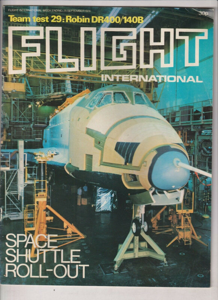 Flight International Mag Space Shuttle Roll-Out September 25, 1976 022120nonr