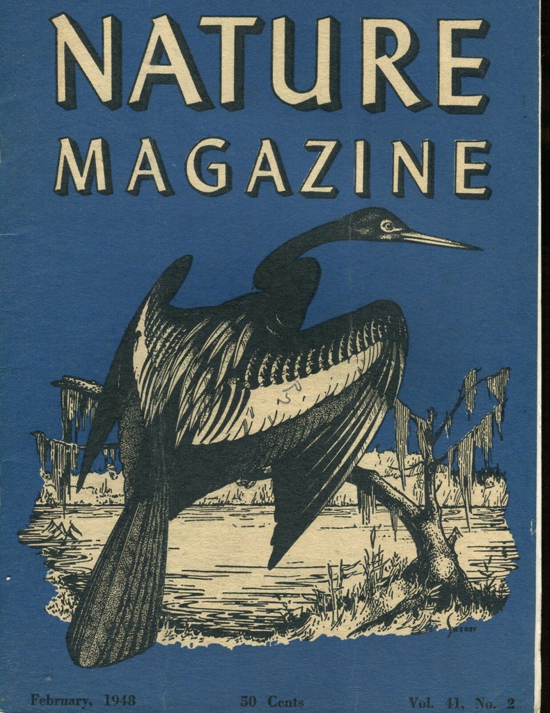 Nature Magazine February 1948 VG w/ML On Back 020617jhe