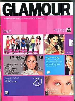 Glamour Magazine December 2012 Windows 8 Desktop Glamour EX 090216jhe