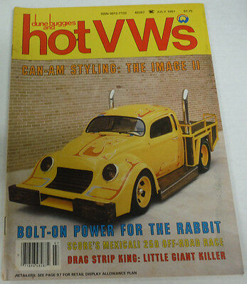 Dune Buggies And Hot VWs Magazine Can-Am Styling July 1981 080714R