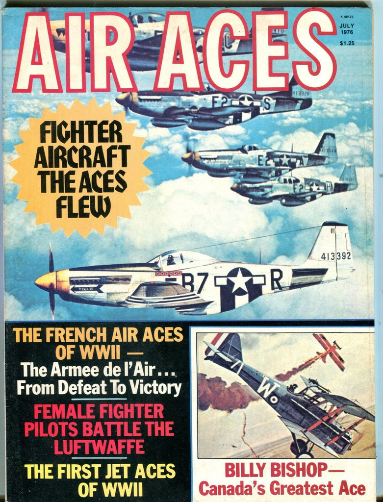 Air Aces Magazine July 1976 Billy Bishop Fighter Aircraft 071017nonjhe