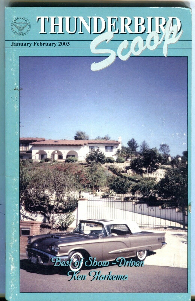 Thunderbird Scoop Magazine Jan/Feb 2003 Ken Harkemo EX 040617nonjhe