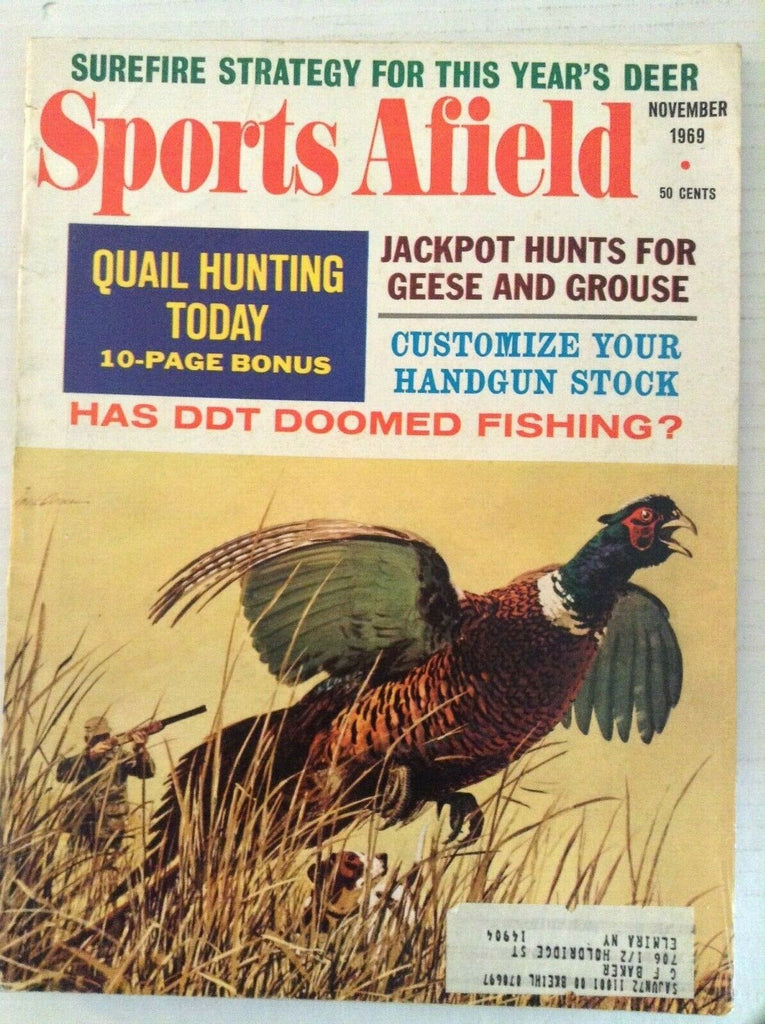 Sports Afield Magazine Has DDT Doomed Fishing November 1969 032719nonrh