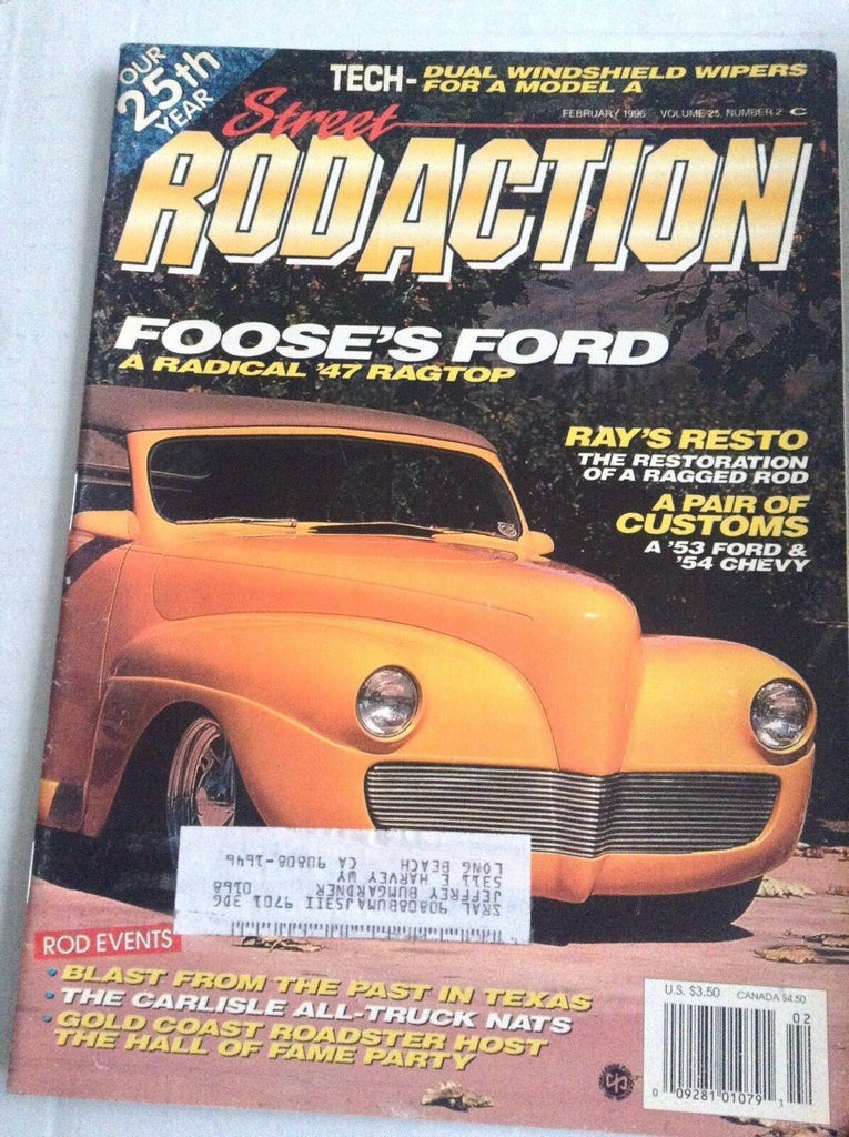 Rod Action Magazine Foose's Ford '47 Ragtop February 1996 032417NONRH