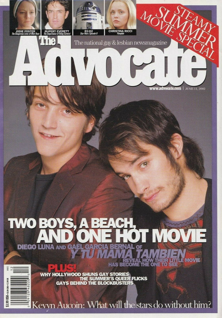 The Advocate June 11 2002 Kevyn Aucoin Diego Luna Gael Garcia 060719DBE