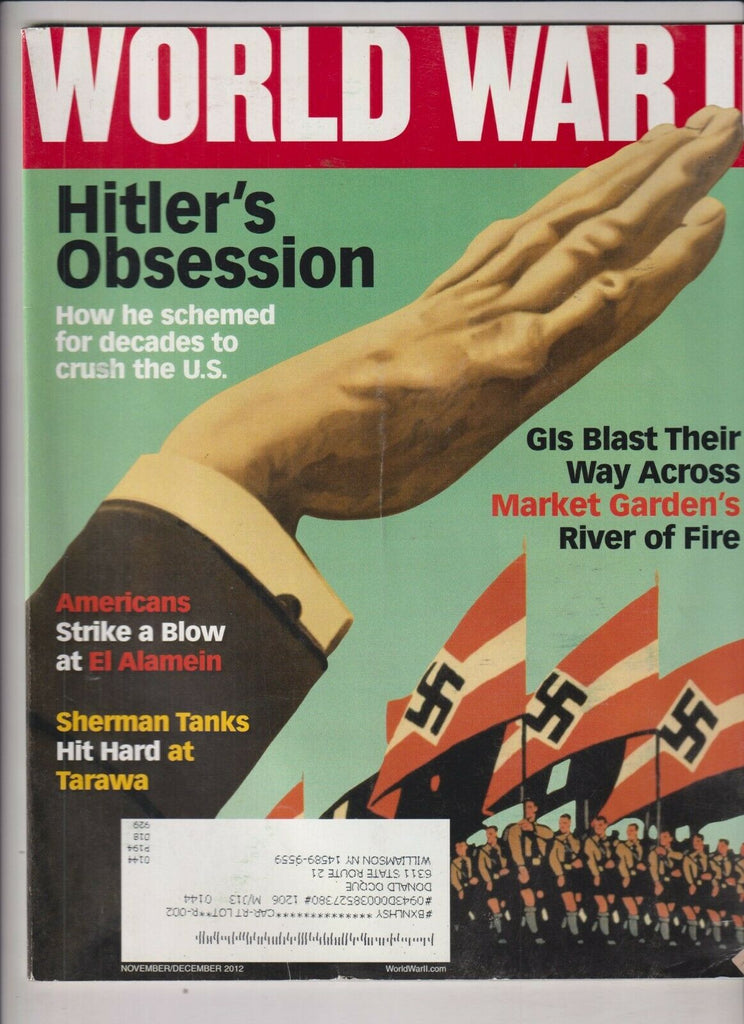 World War II Mag Hitler's Obsession & River Of Fire Nov/Dec 2012 121319nonr