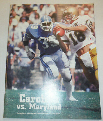 Carolina Vs Maryland Magazine November 1984 122314R2