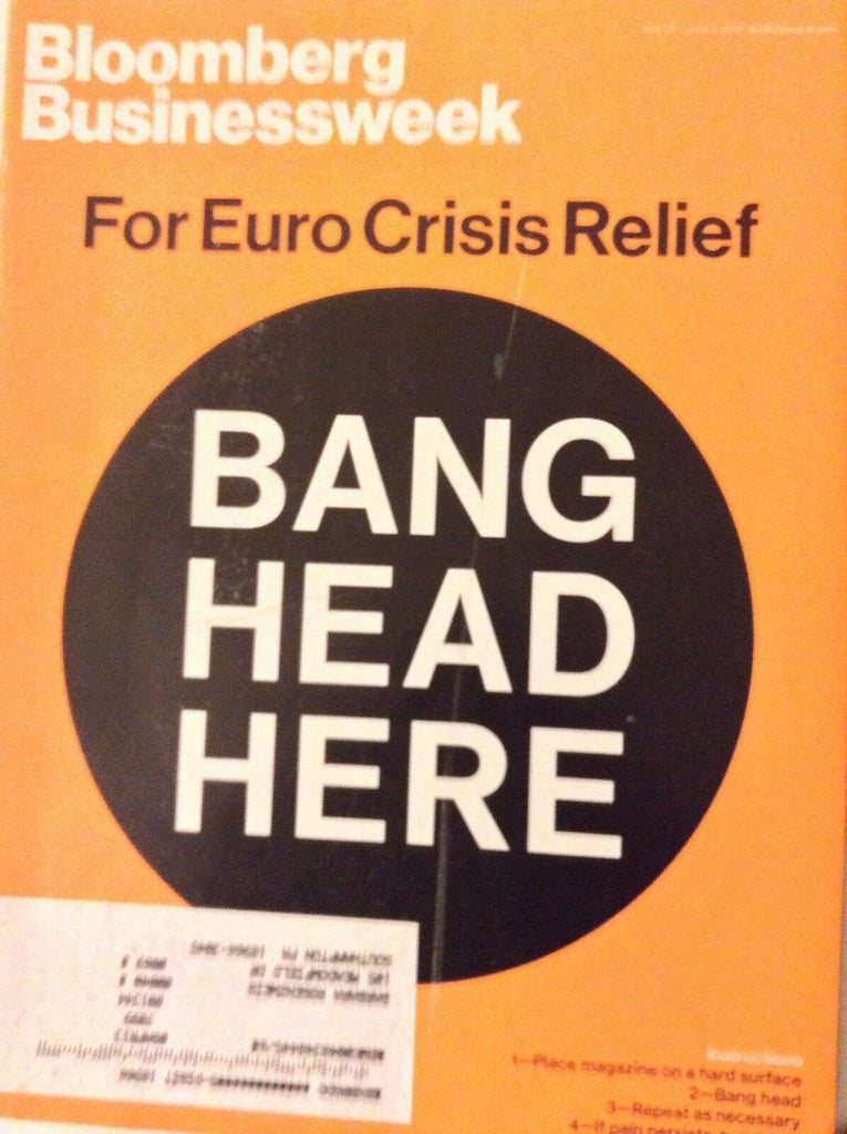 Bloomberg Businessweek Magazine Euro Crisis Relief June 3, 2012 091117nonrh