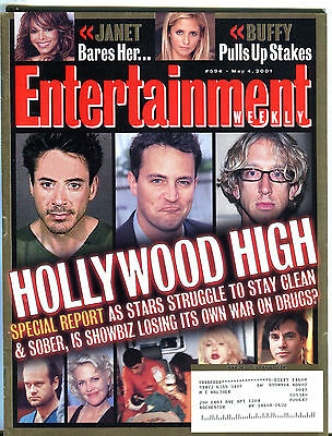 Entertainment Weekly May 4 2001 Robert Downey Andy Dick EX 012216jhe
