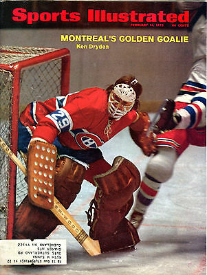 Sports Illustrated February 14 1972 Ken Dryden Canadiens EX 021216jhe