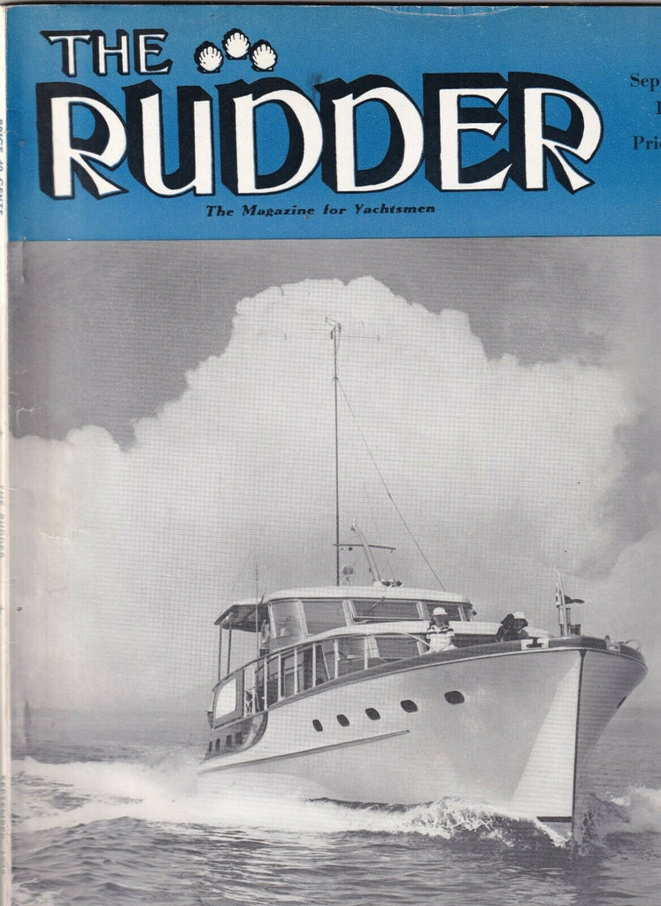 The Rudder Boating Mag Gold Cup Regatta September 1948 VG 100919nonr