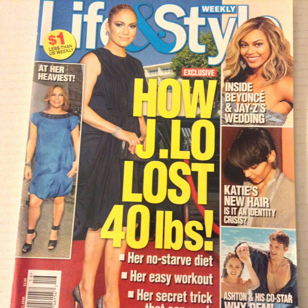 Life & Style Magazine Jennifer Lopez Beyonce Jay-Z April 12, 2008 071817nonrh