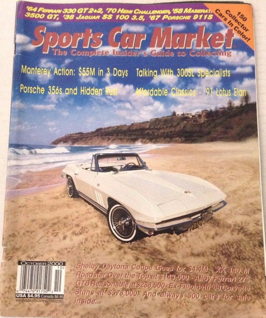 Sports Car Market Magazine Monterey Action Porsche 356 October 2000 080417nonrh