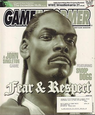 Gameinformer January 2005 Snoop Dogg w/ML VG 081016DBE