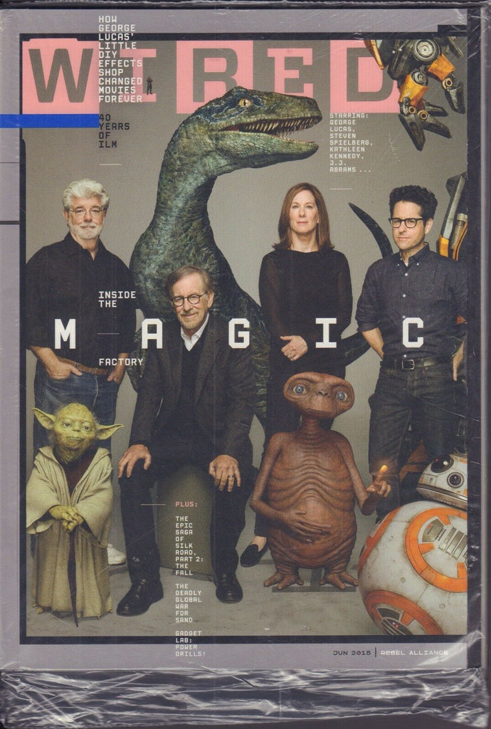 Wired June 2015 George Lucas, Steven Spielberg, J.J. Abrams 012417DBE