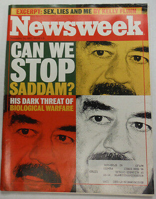 Newsweek Magazine Can We Stop Saddam Hussein November 1997 WITH ML 042215R