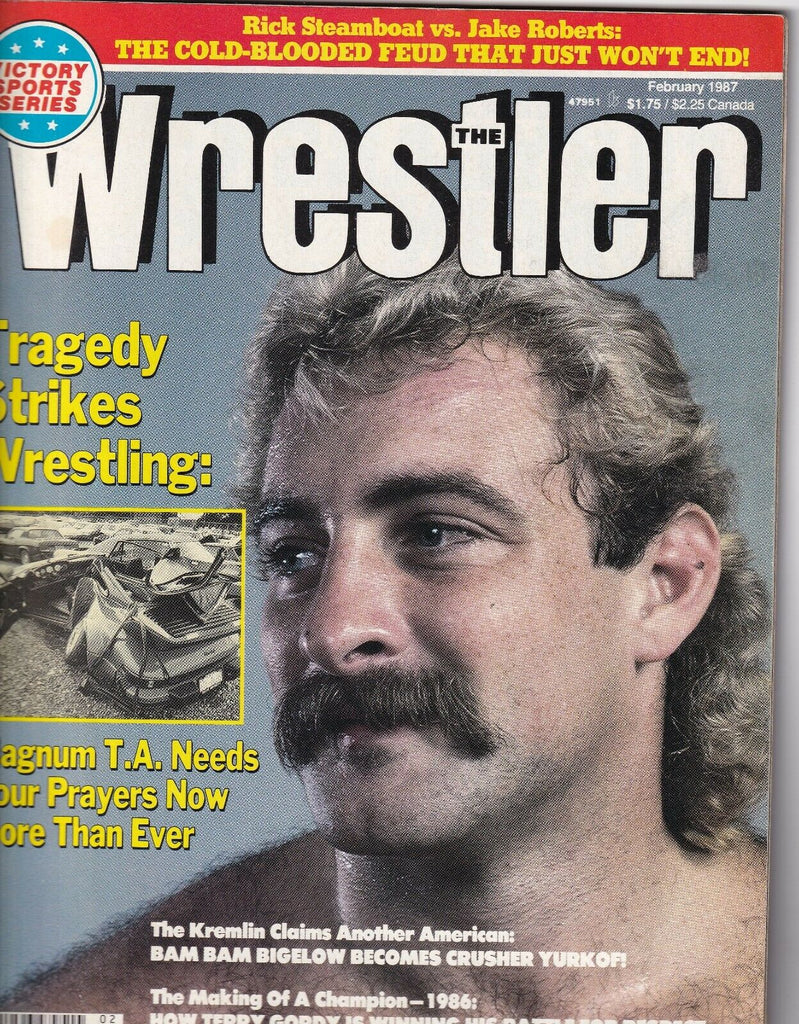 The Wrestler Magazine Magnum T.A. Rick Steamboat February 1987 051919nonr