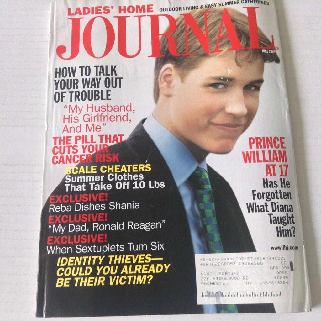 Ladies' Home Journal Magazine Prince William At 17 June 1999 051717nonrh