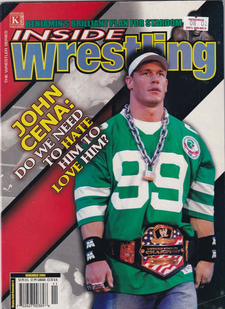 Inside Wrestling Magazine John Cena Benjamin Brilliant November 2004 060319nonr