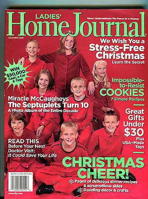 Ladies' Home Journal December 2007 Stress-Free Christmas EX 032216jhe