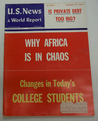 U.S. News Magazine Why Africa Is In Chaos February 1964 071115R