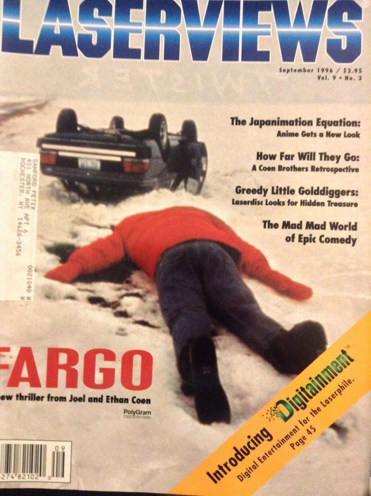 Laserviews Movie Magazine Fargo joel & Ethan Coen September 1996 080218nonrh