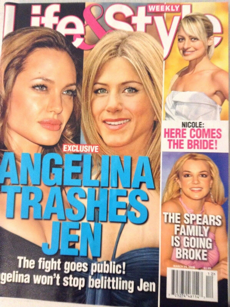 Life & Style Magazine Angelina Jolie Jennifer March 24, 2008 NO ML 081017nonrh3