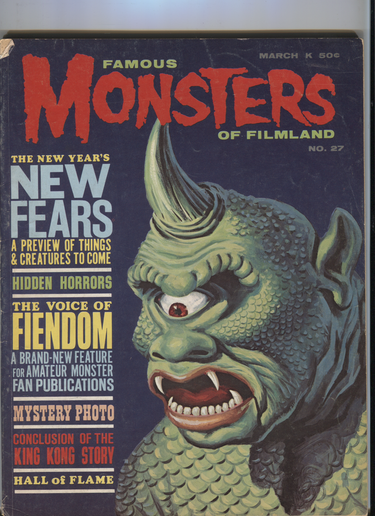 Famous Monsters of Filmland No.27 March 1967 Bela Lugosi King Kong 090820DBT