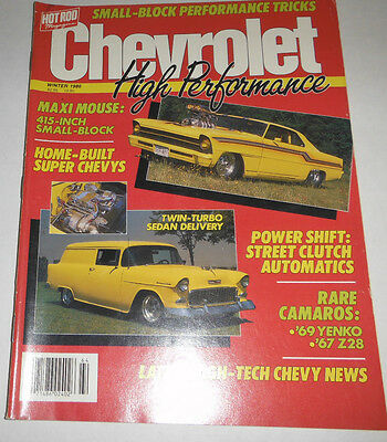 Chevrolet High Performance Magazine MaxiMouse & Sedan Winter 1986 080814R