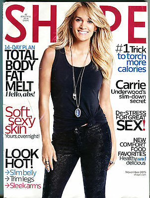 Shape Magazine November 2015 Carrie Underwood EX 041516jhe