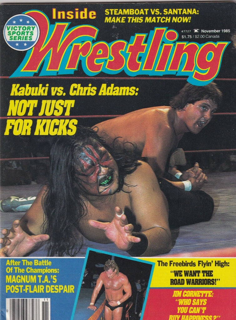 Inside Wrestling Kabuki Vs Chris Adams The Freebirds November 1985 061919nonr