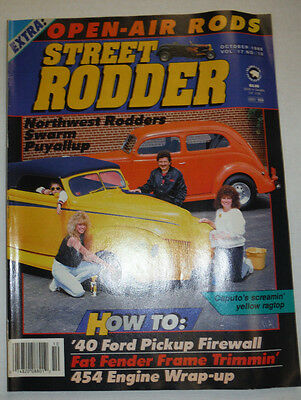 Street Rodder Magazine Northwest Rodders Swarm Puyallup October 1988 010515R