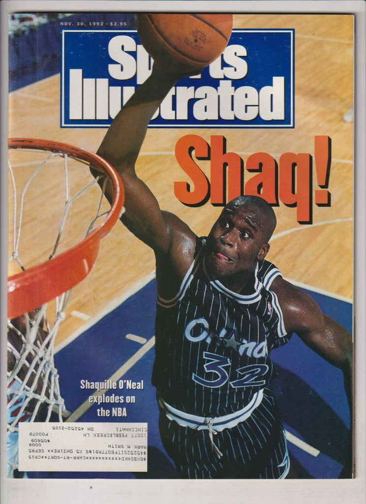 Sports Illustrated Shaquille O' Neal Jari Kurri November 30, 1992 021420nonr