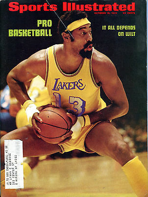 Sports Illustrated Magazine October 16 1972 Wilt Chamberlain EX 060716jhe