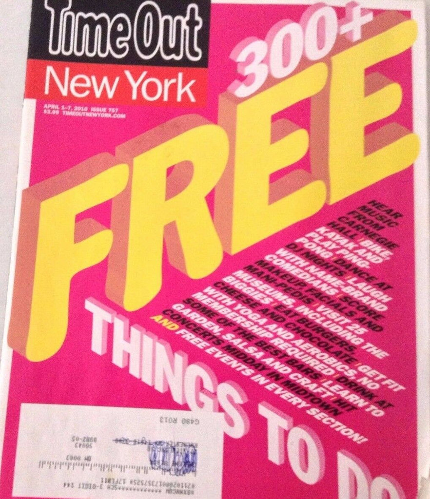 Time Out New York Magazine Music From Carnegie Hall April 7, 2010 072917nonrh
